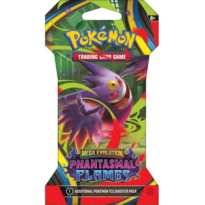 Pokémon TCG: Phantasmal Flames Sleeved Booster - Gengar